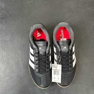 adidas Black & White Training Spezial Sneakers with Red Insole
